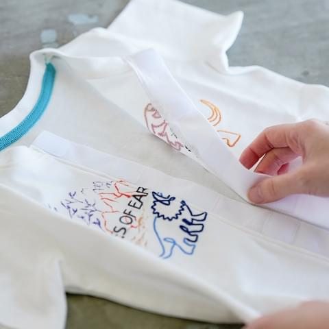 お直し事例3 Tシャツを前あきへ