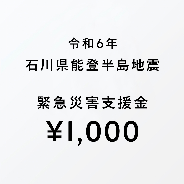 能登半島地震支援金1000円