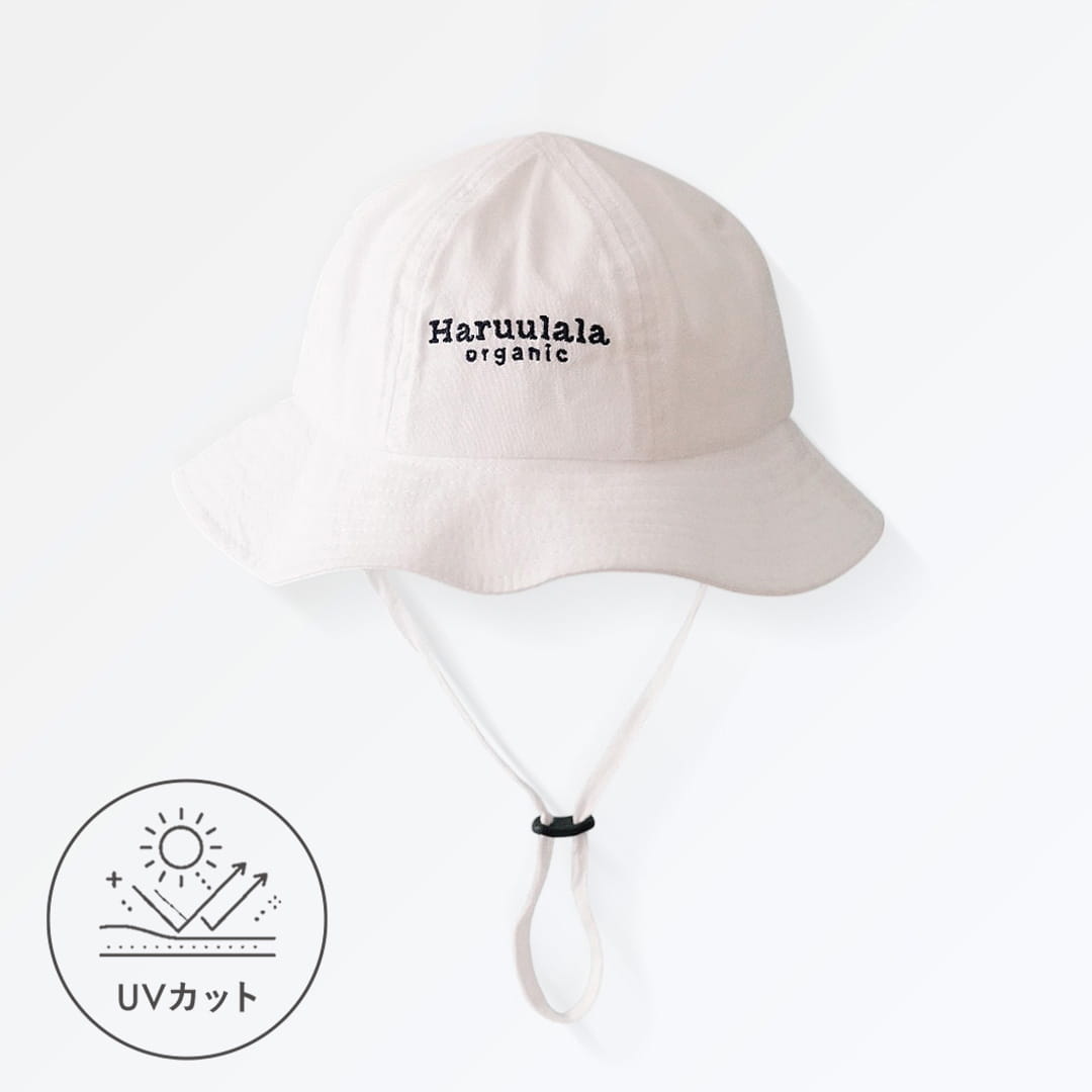 【6月29日まで】BABY 麦わらミニハット オフ白 2005 1qu17 | Haruulala organic