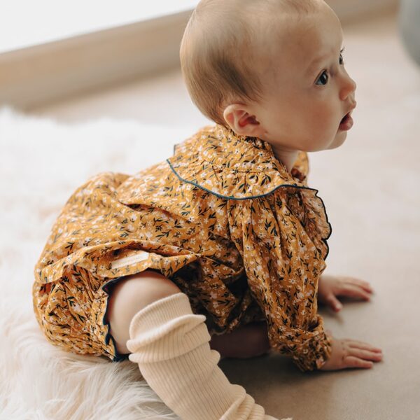 長袖フリルチュニックセット