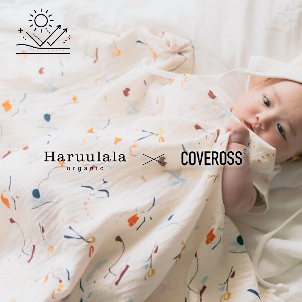 68.【のらくん】特特大ガーゼブランケット*handmade 1pb12_2 | Haruulala organic